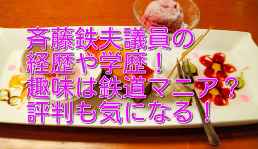 斉藤鉄夫の経歴や学歴！趣味は鉄道マニア？評判も気になる！